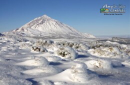 el teide con nieve nevado tenerife islas canarias teide nevado en el pico poca mucha nieve fotos