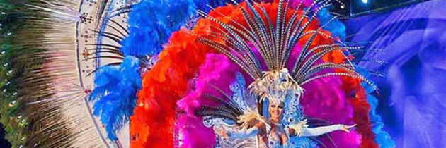 fotos de los mejores trajes de las candidatas a reina en los carnavales en santa cruz de tenerife españa