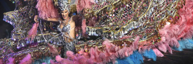 imagenes de los carnavales de santa cruz de tenerife trajes de candidatas a reina carrozas islas canarias españa