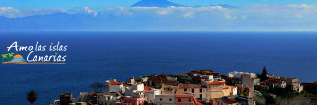 imagenes panoramicas de agulo vistas del teide en la gomera islas canarias